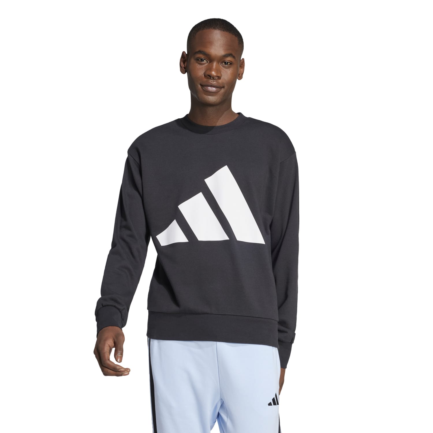 POLERA CREWNECK CASUAL HOMBRE ADIDAS ESSENTIALS - 1