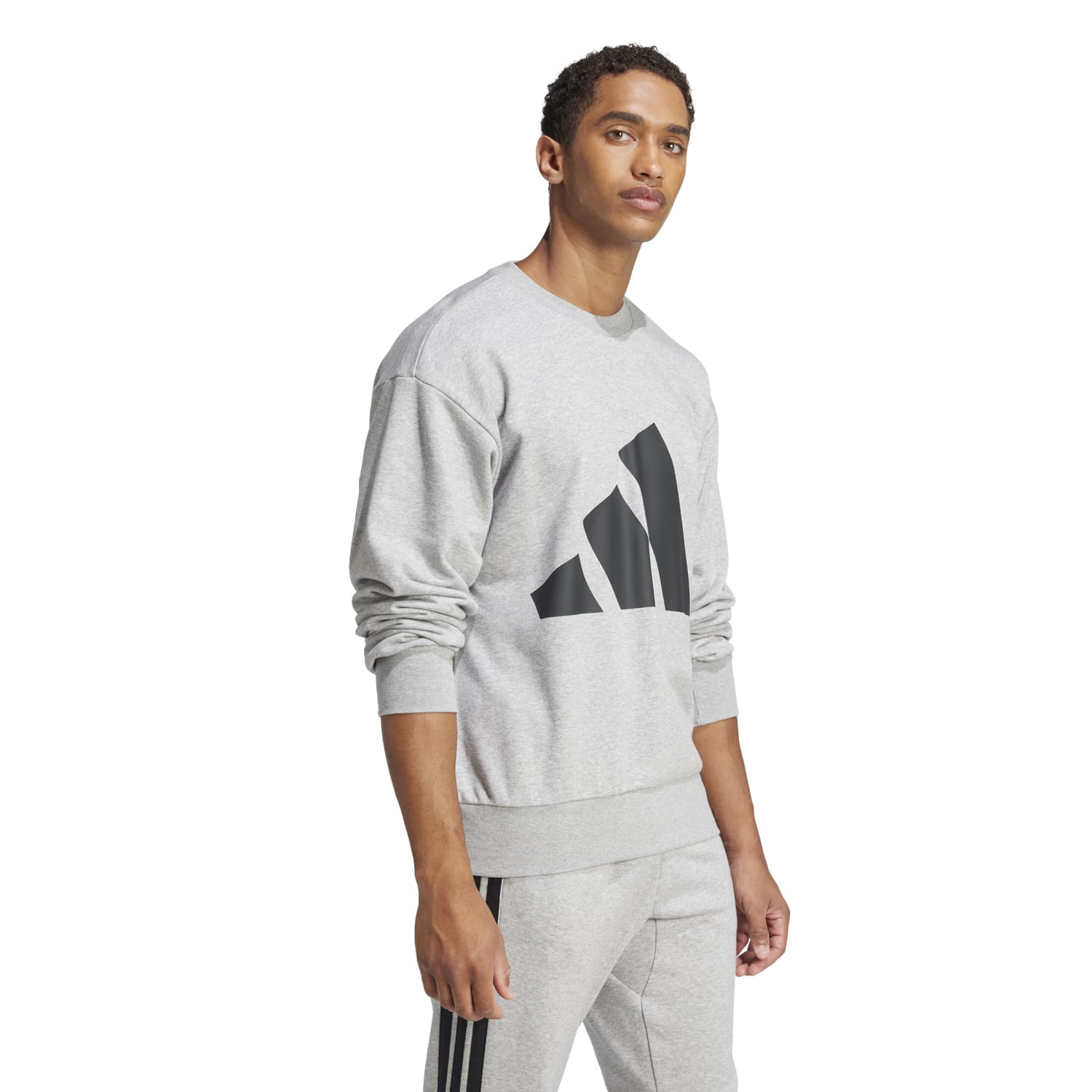 POLERA CREWNECK CASUAL HOMBRE ADIDAS ESSENTIALS - 3