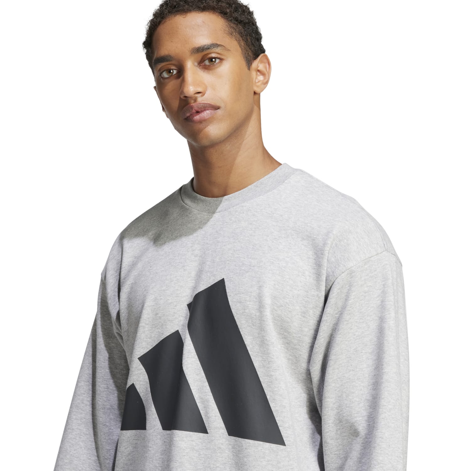 POLERA CREWNECK CASUAL HOMBRE ADIDAS ESSENTIALS - 4