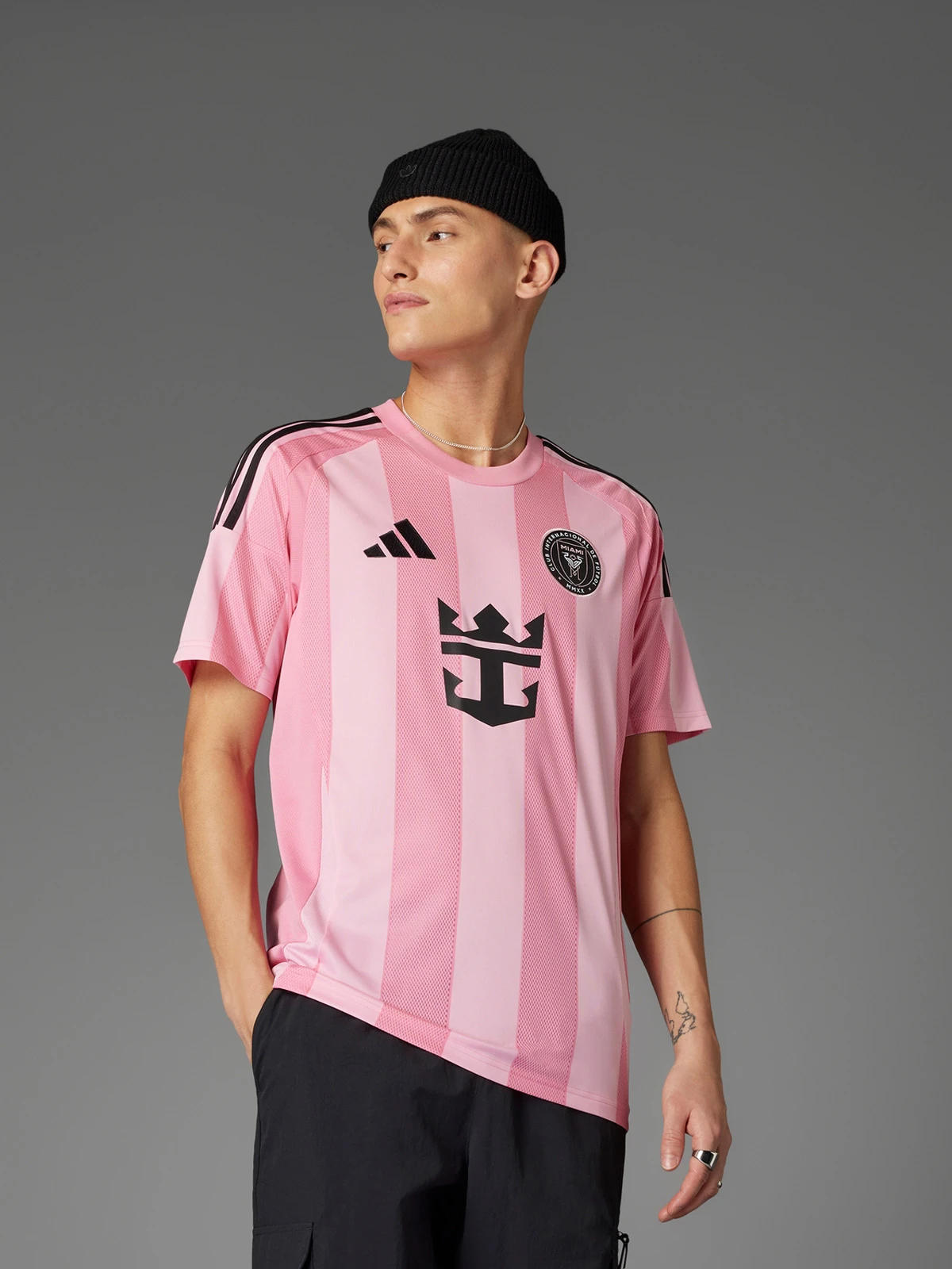 CAMISETA FÚTBOL HOMBRE ADIDAS INTER MIAMI CF ROSADO - 1