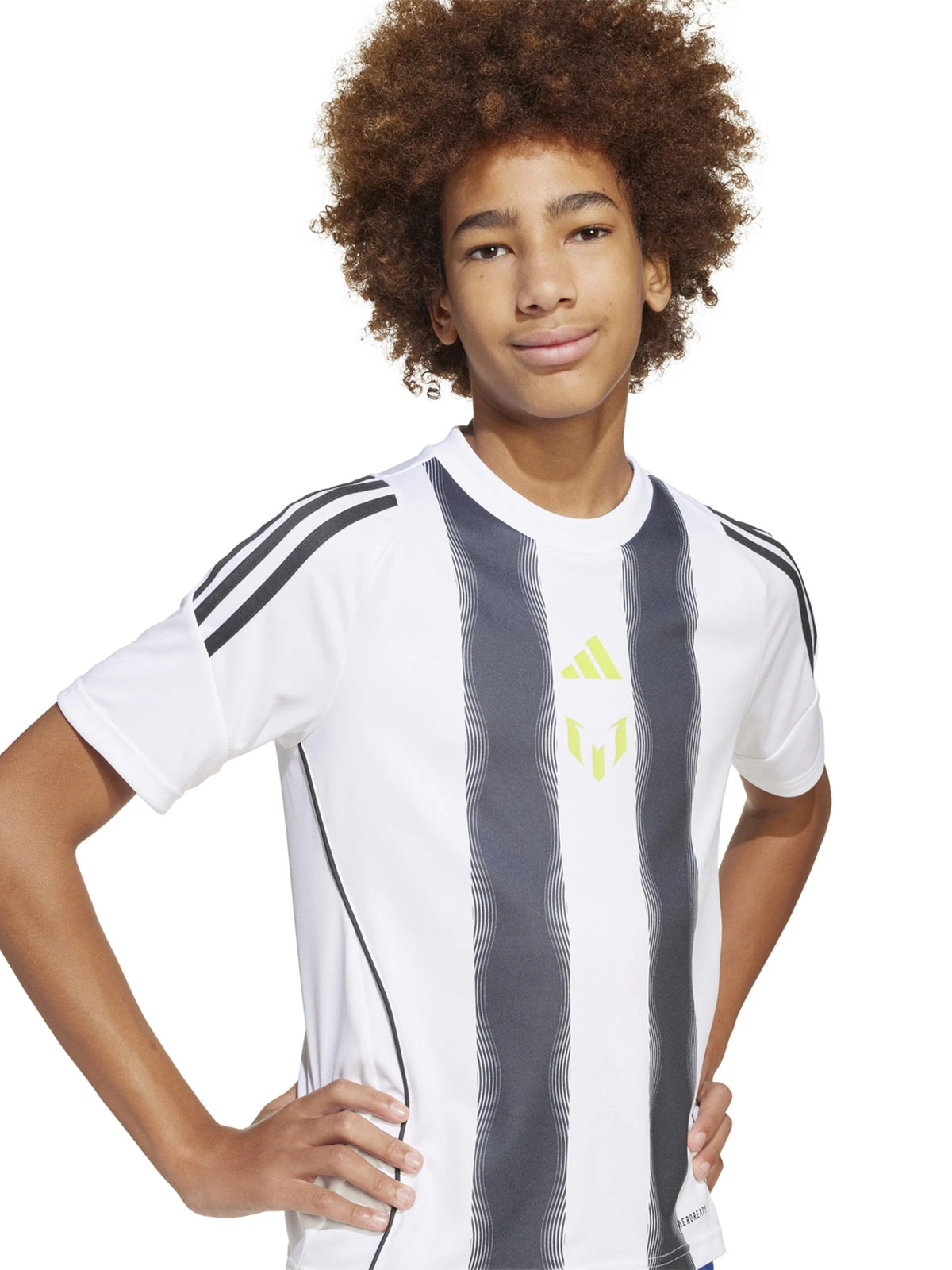 CAMISETA FÚTBOL NIÑO ADIDAS MESSI TRAINING JERSEY YOUTH BLANCO - 4