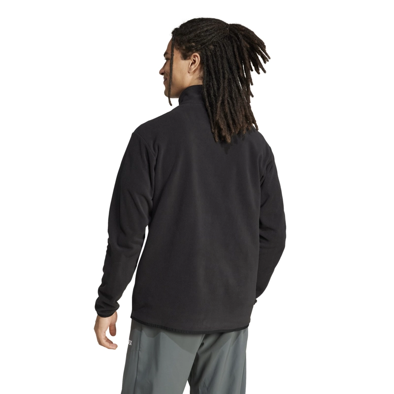 POLERA DEPORTIVA HOMBRE ADIDAS SENDERISMO MIDLAYERS JP0783 POLAR NEGRO - 2