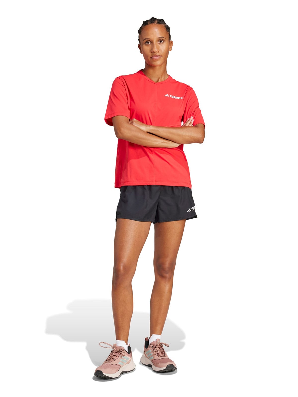 SHORT TRAIL RUNNING,RUNNING MUJER ADIDAS TERREX MULTI LIGHT NEGRO - 4