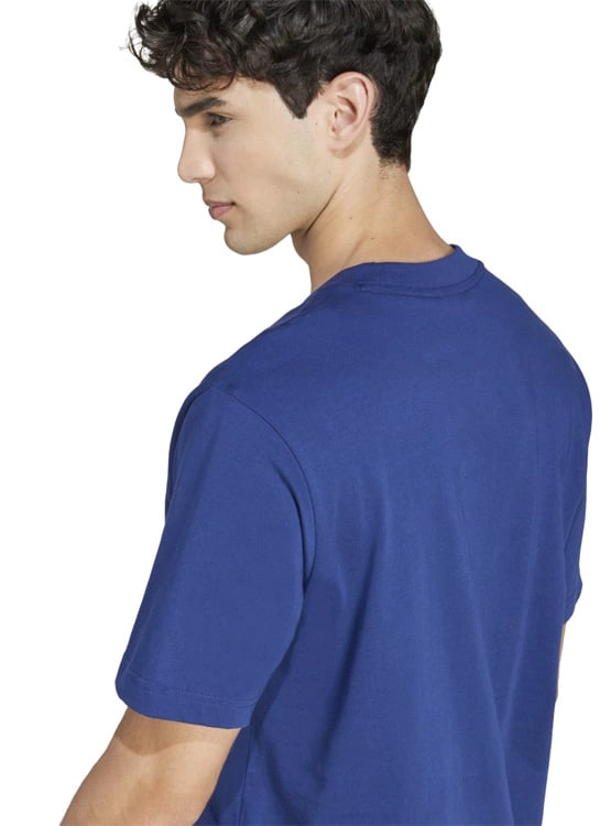 CAMISETA HOMBRE ADIDAS ESSENTIALS ALGODÓN AZUL - 4