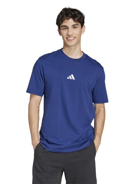 CAMISETA HOMBRE ADIDAS ESSENTIALS ALGODÓN AZUL - 5