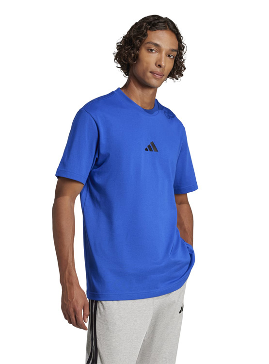 CAMISETA ALGODÓN HOMBRE ADIDAS AZUL ESSENTIALS - 1