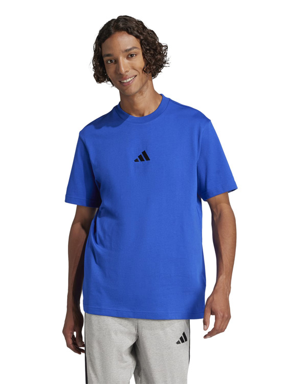 CAMISETA ALGODÓN HOMBRE ADIDAS AZUL ESSENTIALS - 5