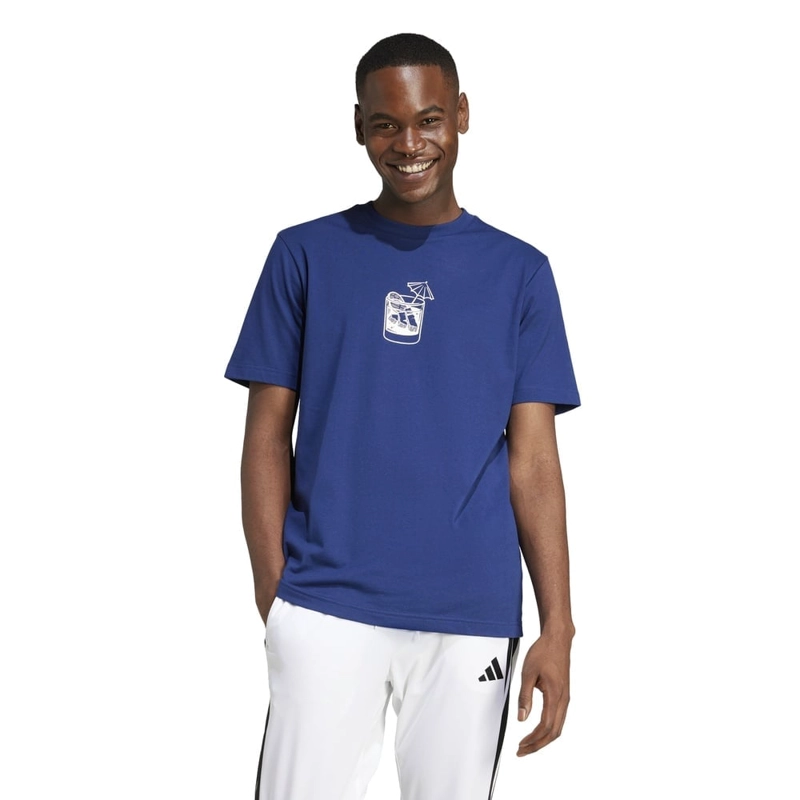 POLO MANGA CORTA ALGODÓN HOMBRE ADIDAS AZUL JJ4014 - 3