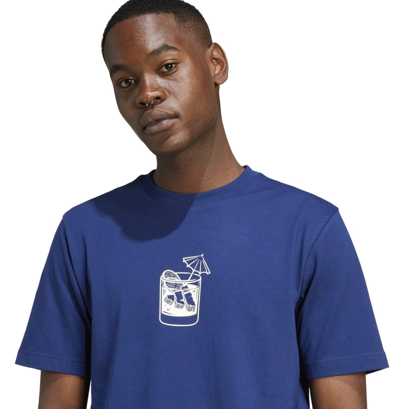 POLO MANGA CORTA ALGODÓN HOMBRE ADIDAS AZUL JJ4014 - 5