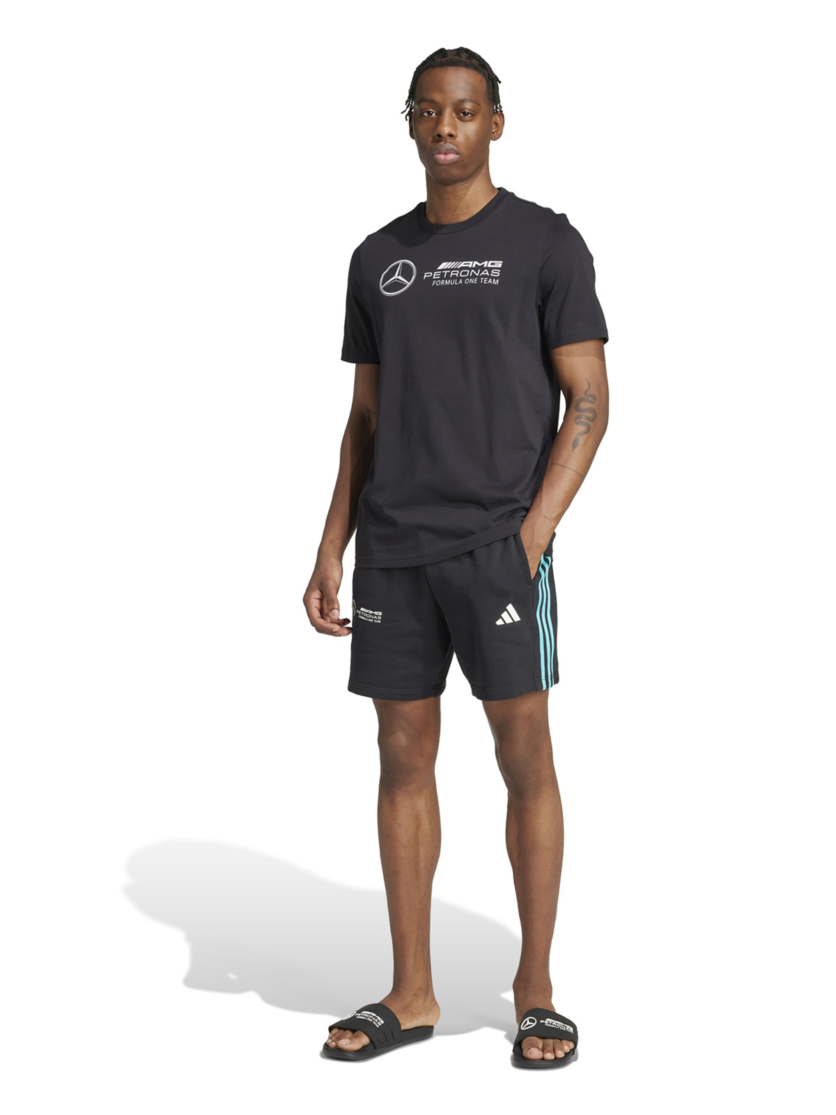 POLO HOMBRE ADIDAS ADN MERCEDES AMG PETRONAS FORMULA ONE TEAM ALGODÓN - 5