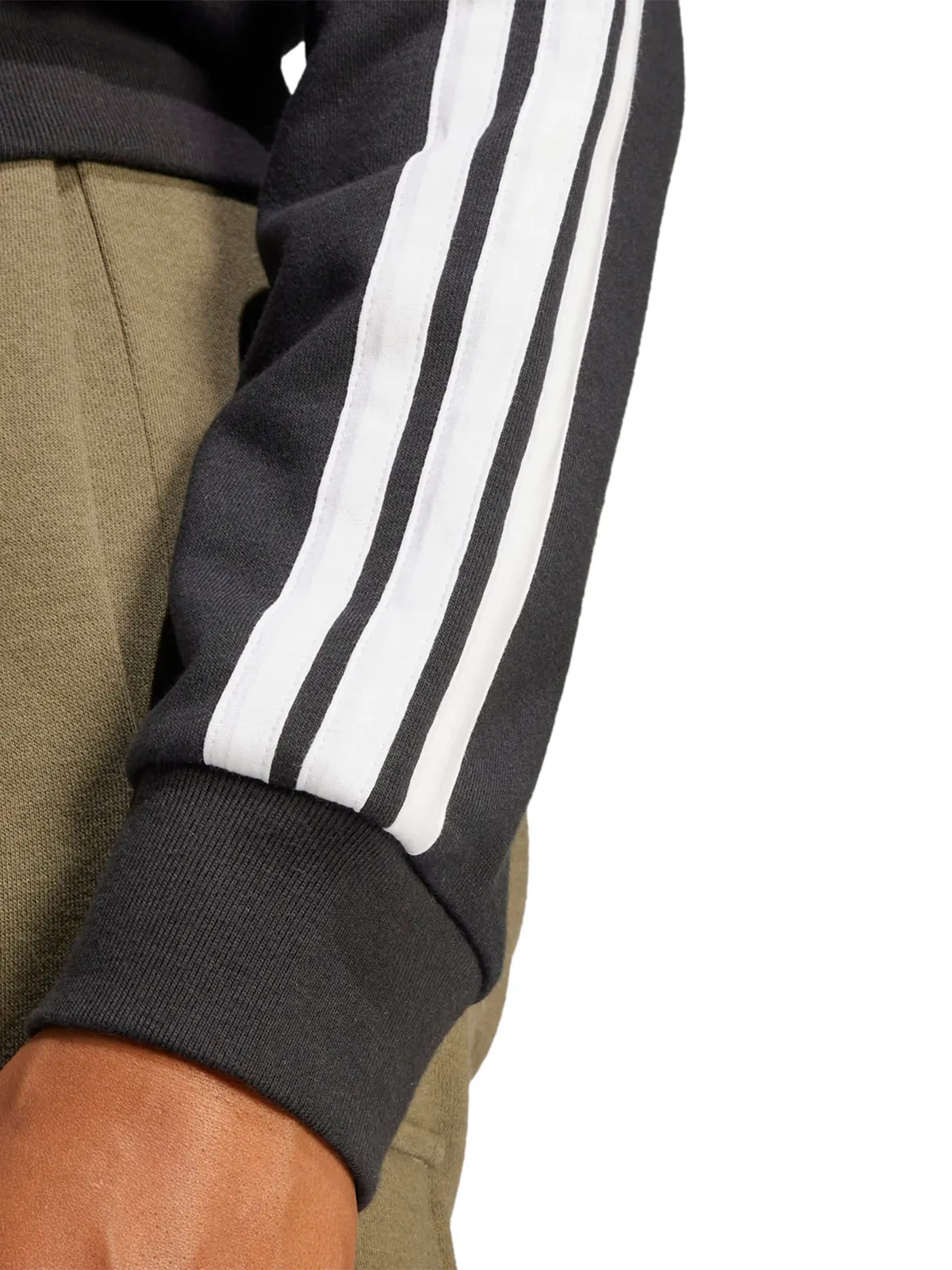 CASACA TRAINING MUJER ADIDAS ESSENTIALS 3-RAYAS NEGRO - 4