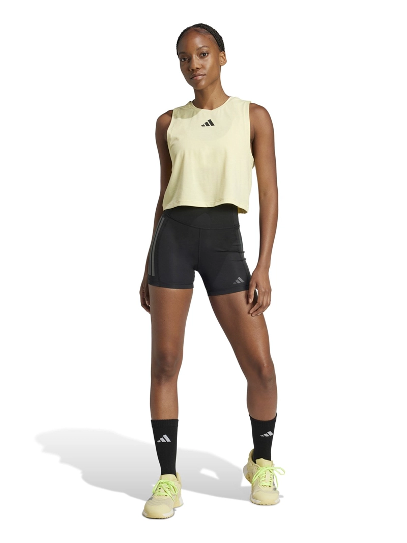 MALLA CORTA ENTRENAMIENTO MUJER ADIDAS OPTIME 3 RAYAS - 5
