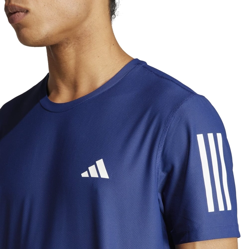 CAMISETA RUNNING HOMBRE ADIDAS OWN THE RUN BASE IN1502 AZUL - 3