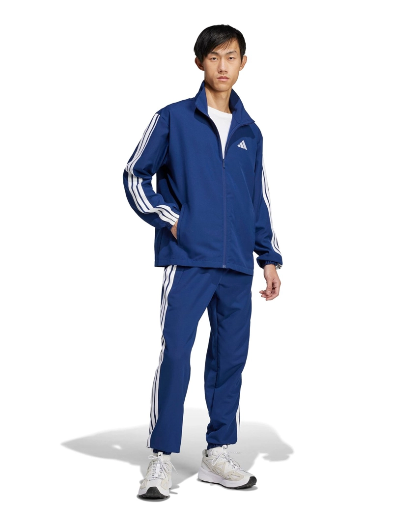BUZO CONJUNTO HOMBRE ADIDAS SPORTSWEAR BASIC 3 TIRAS TEJIDO - 1