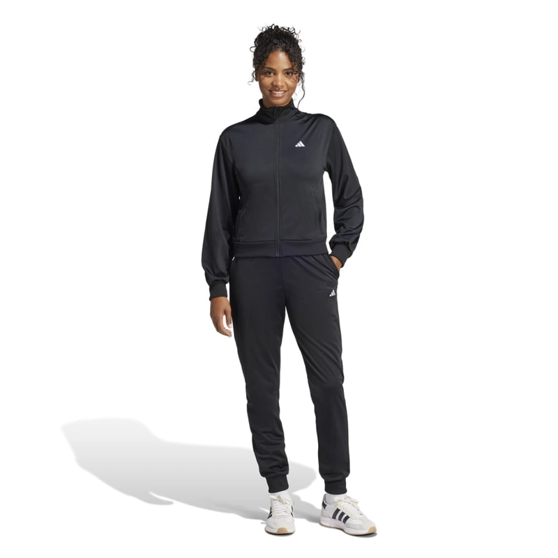 BUZO CONJUNTO DEPORTIVO MUJER ADIDAS ESSENTIALS FEEL COZY NEGRO - 1