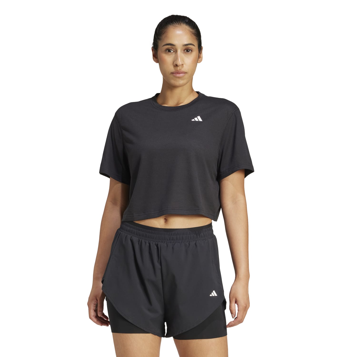 CAMISETA DEPORTIVA MUJER ADIDAS WE MIN TEE JC9555 NEGRO - 1