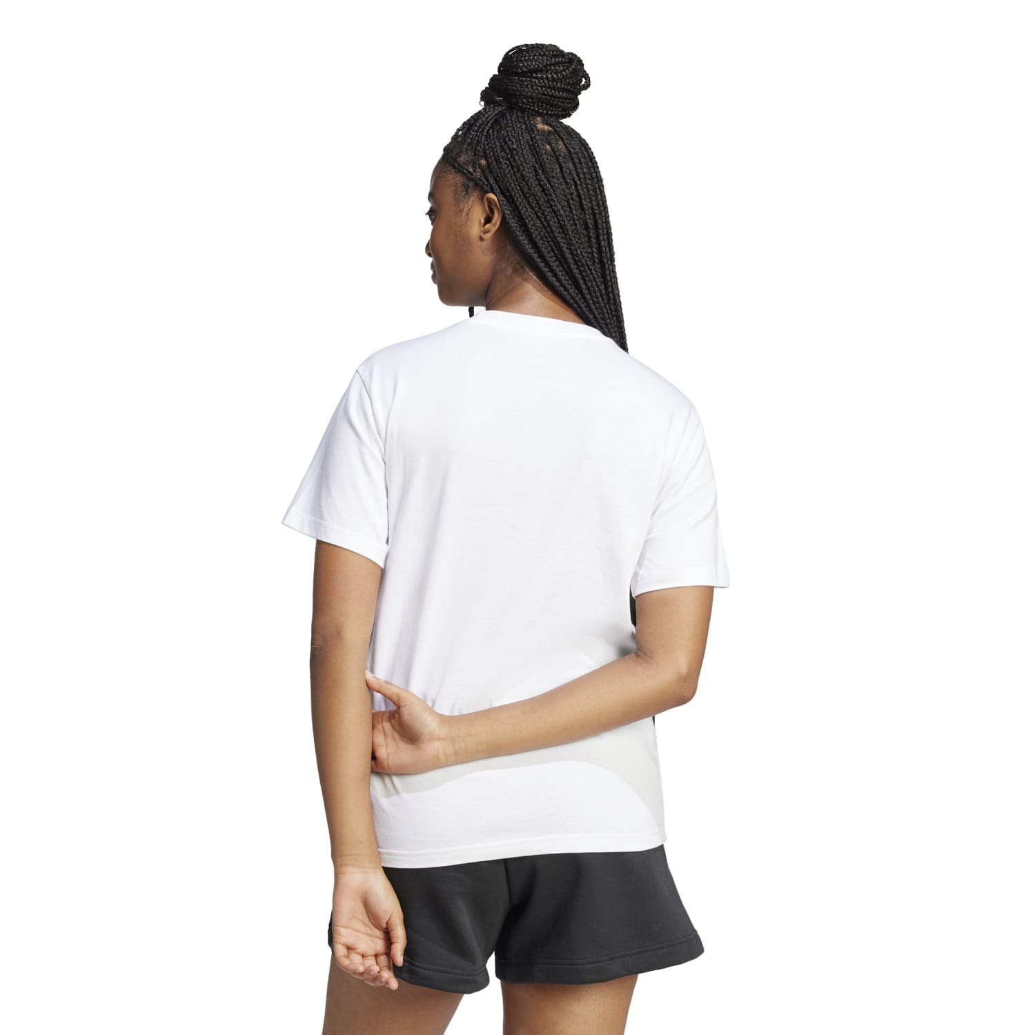 POLO MUJER ADIDAS CASUAL W T MET TEE JN9130 ALGODÓN BLANCO - 2