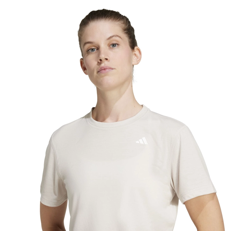 CAMISETA DEPORTIVA MUJER ADIDAS WE MIN TEE JE6169 GRIS - 4