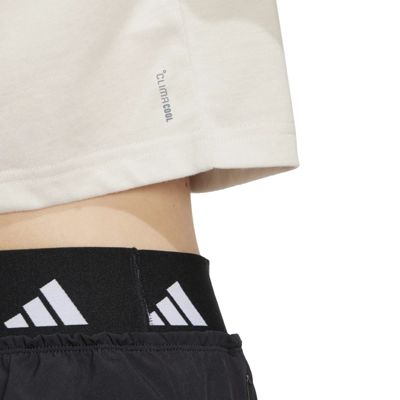 CAMISETA DEPORTIVA MUJER ADIDAS WE MIN TEE JE6169 GRIS - 5