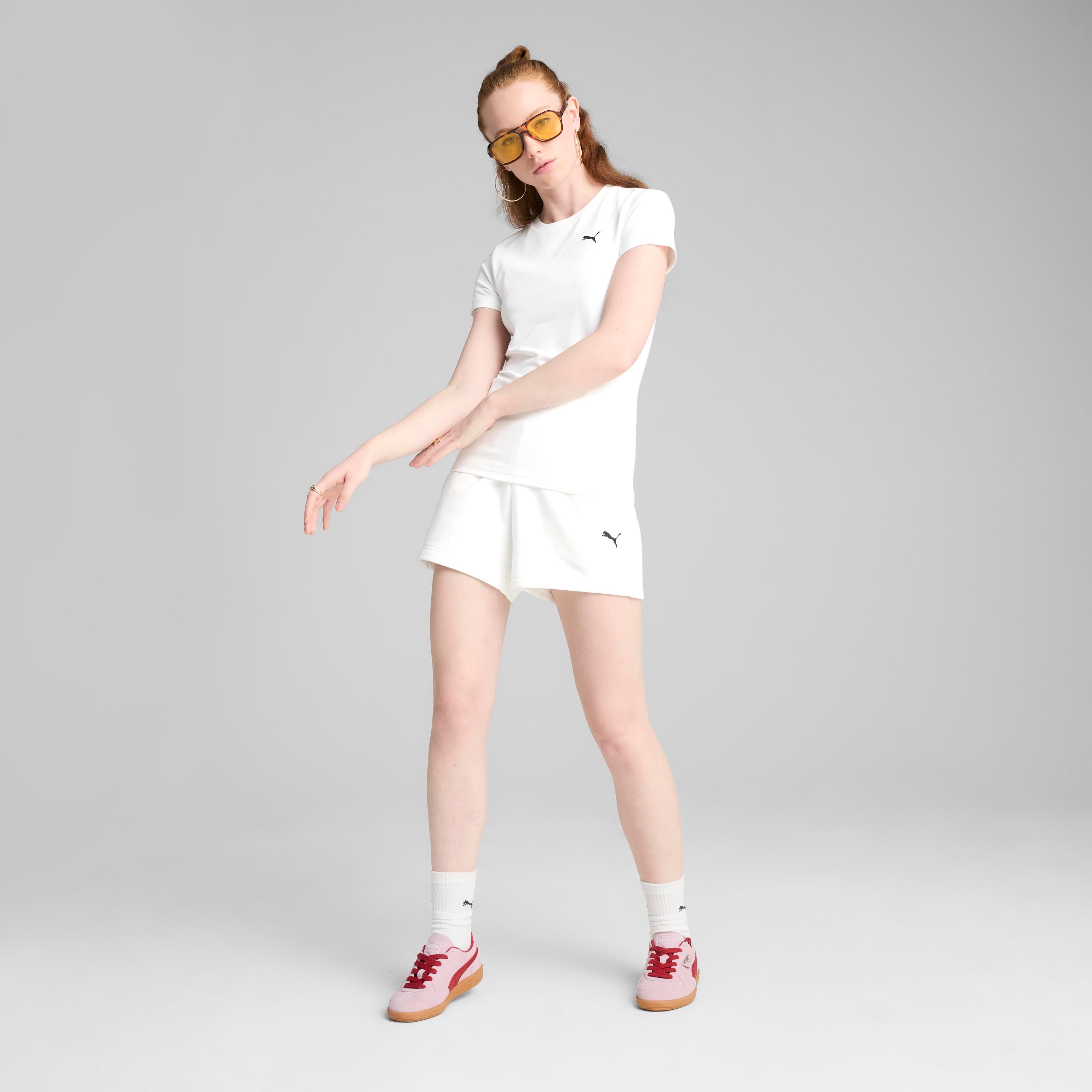 POLO MUJER PUMA WARDROBE ESS SLIM TEE BLANCO - 3