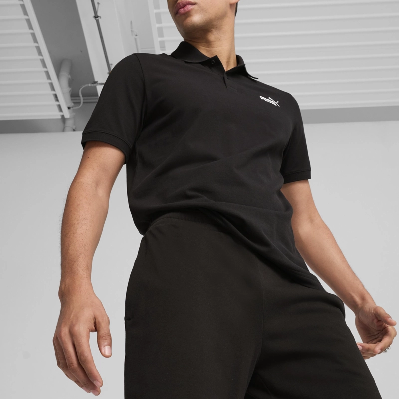 SHORT DEPORTIVO HOMBRE PUMA ESS NO. 1 LOGO JERSEY 10'' NEGRO - 1