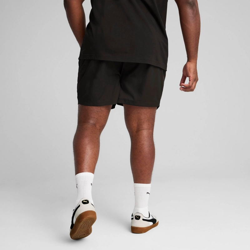 SHORT DEPORTIVO HOMBRE PUMA ESS LOGO WOVEN 5" NEGRO - 4