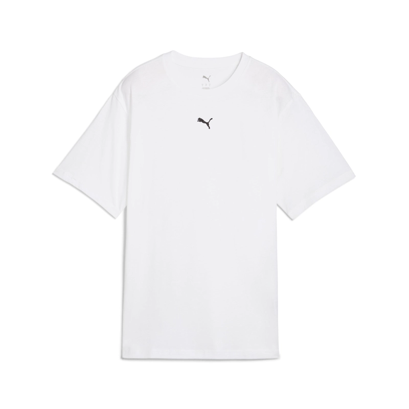 POLO MUJER PUMA ESS LOGO RELAXED TEE ALGODÓN BLANCO - 6
