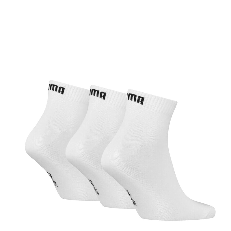 MEDIAS PUMA UNISEX QUARTER PLAIN 3P BLANCO - 3 PACK - 2