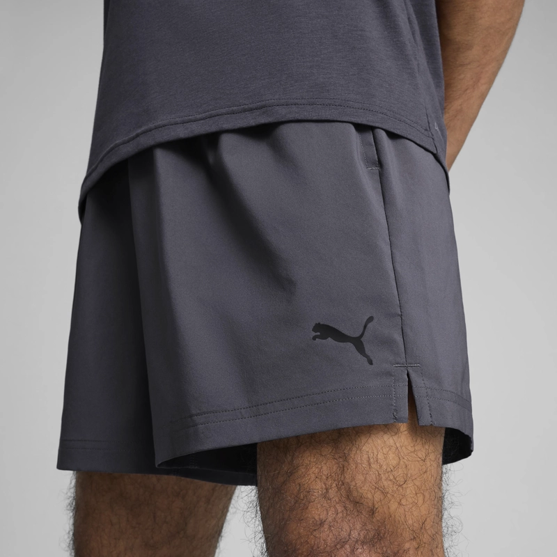 SHORT HOMBRE PUMA M TAD ESSENTIALS 5" WOVEN GRIS - 2