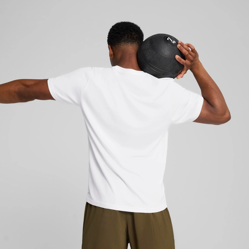 POLO DEPORTIVO HOMBRE PUMA M TAD ESSENTIALS TEXTURE POLY TEE BLANCO - 2