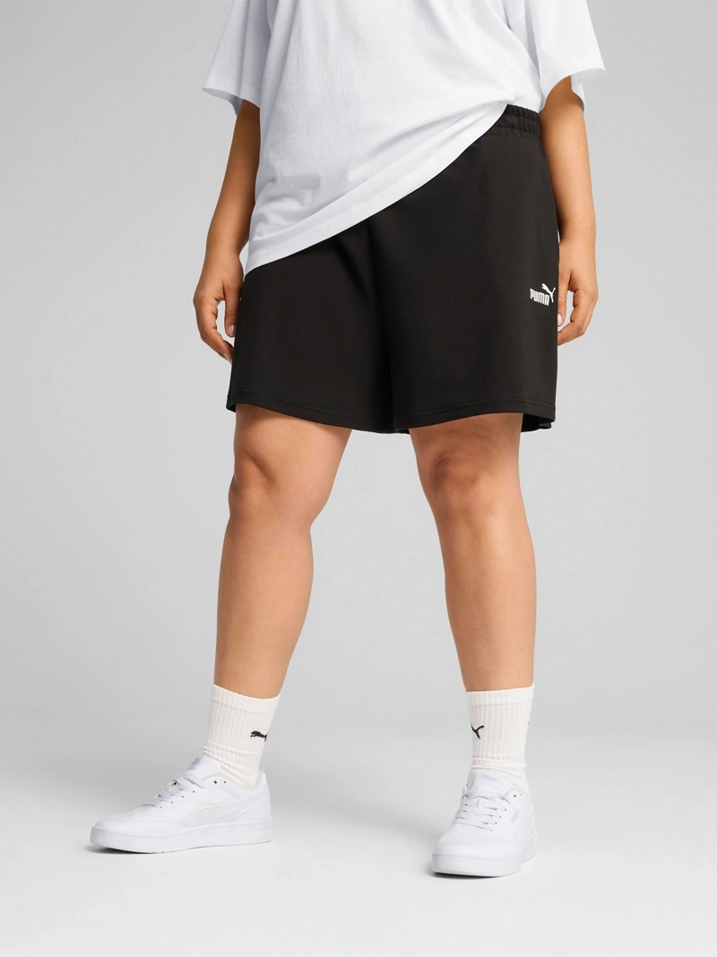 SHORT MUJER PUMA ESS NO. 1 LOGO 4” LIGHTWEIGHT HIGH-WAIST - 2