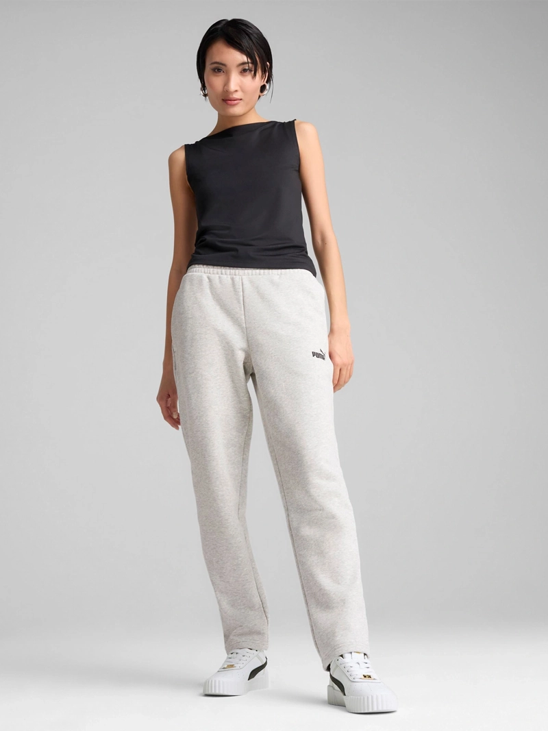 PANTALÓN BUZO MUJER PUMA ESS NO. 1 LOGO SWEATPANTS FL OP GRIS - 3