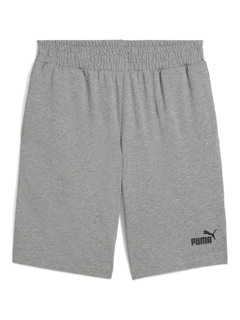 SHORT HOMBRE PUMA ESS NO. 1 LOGO JERSEY SHORTS 10'' ALGODÓN GRIS - 6