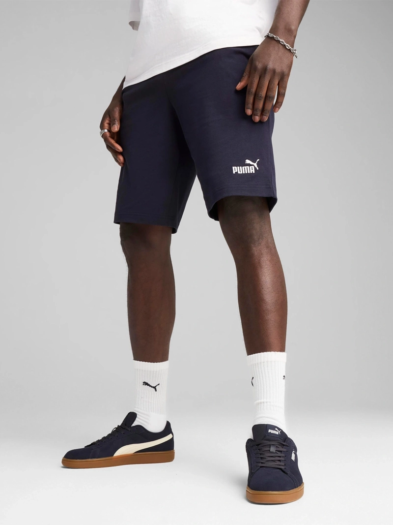 SHORT DEPORTIVO HOMBRE PUMA ESS NO. 1 LOGO JERSEY 10'' ALGODÓN AZUL - 1