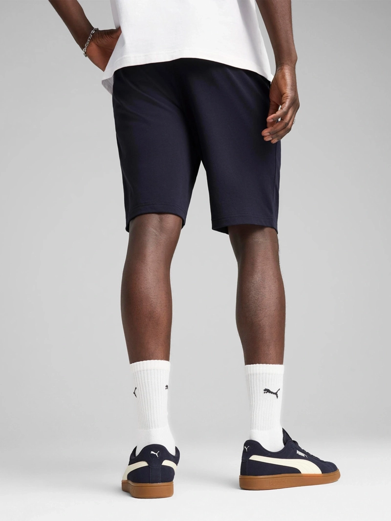 SHORT DEPORTIVO HOMBRE PUMA ESS NO. 1 LOGO JERSEY 10'' ALGODÓN AZUL - 2