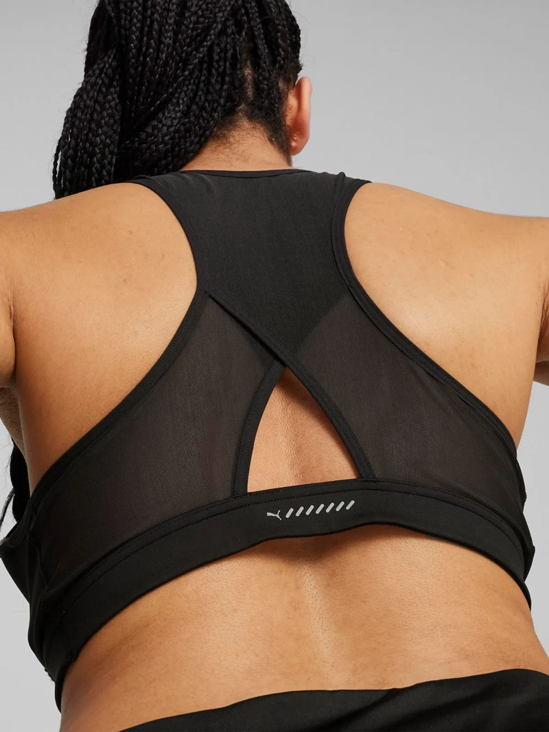 TOP MUJER PUMA 4KEEPS RUN NEGRO - 5