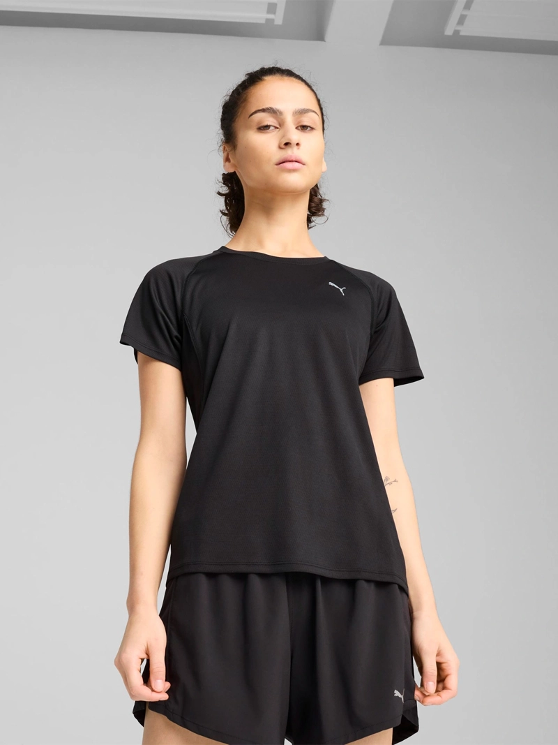 POLO DEPORTIVO MUJER PUMA NEGRO W RUN VELOCITY TEE POLY - 1