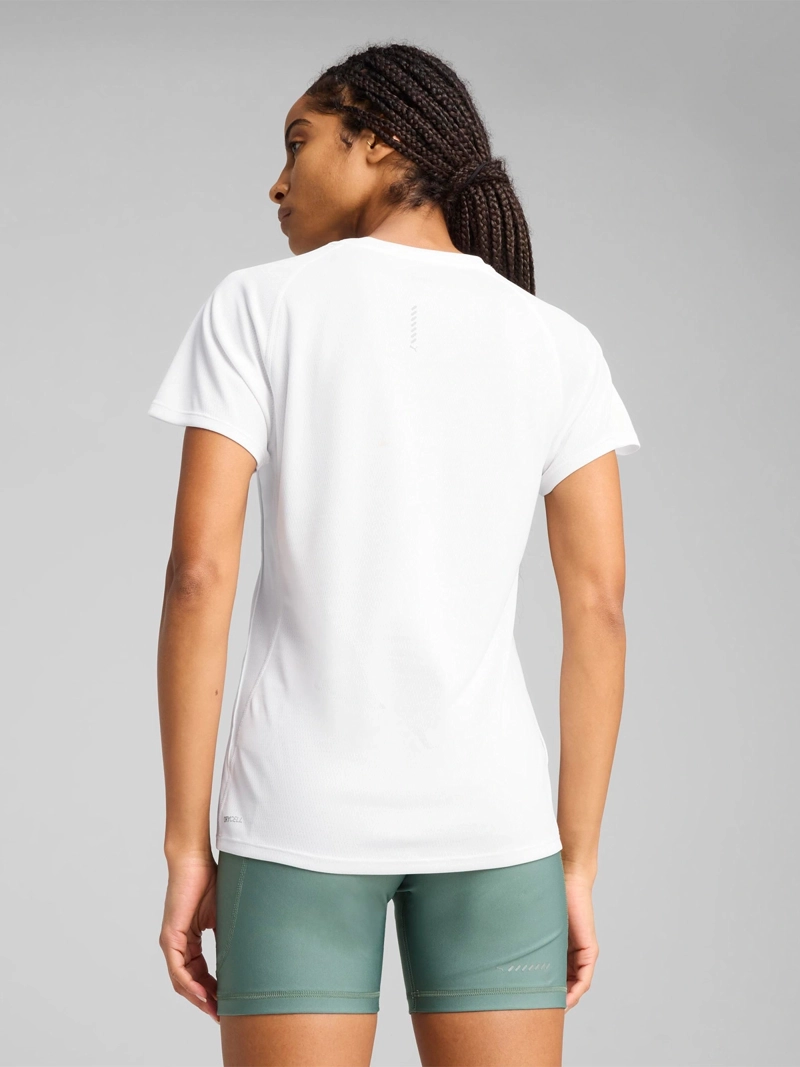 POLO MUJER PUMA W RUN VELOCITY TEE (POLY) BLANCO - 2