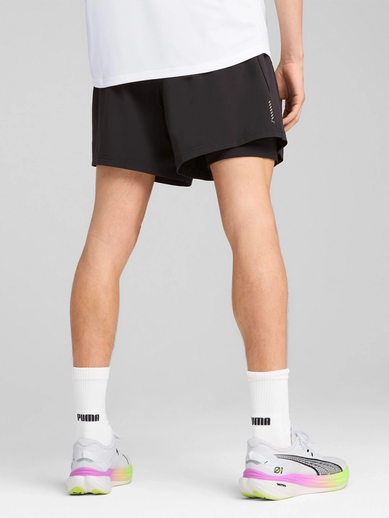SHORT HOMBRE PUMA M RUN VELOCITY 2IN1 NEGRO - 2