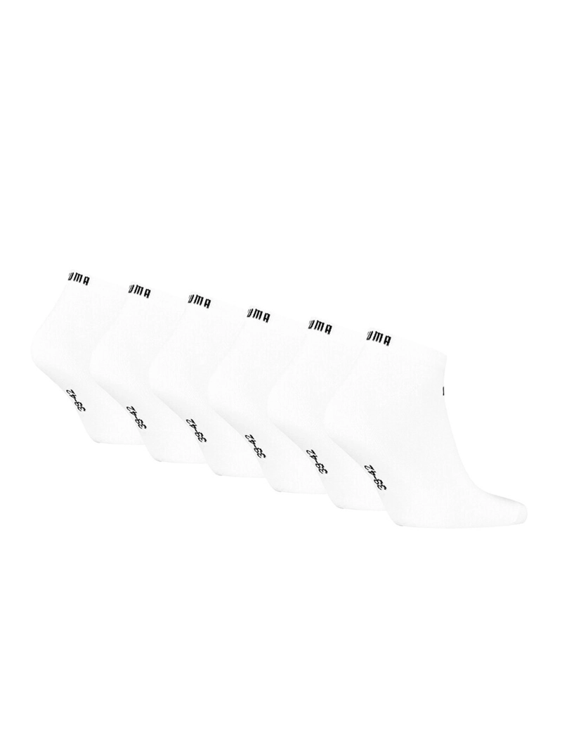 MEDIAS UNISEX PUMA ELEMENTS SNEAKER 6P BLANCO - 6 PACK - 2