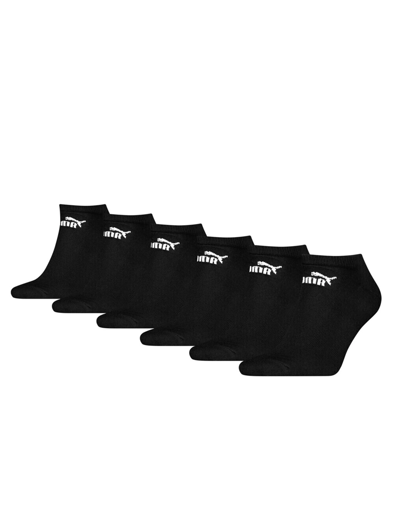 MEDIAS UNISEX PUMA ELEMENTS SNEAKER 6P NEGRO - 6 PACK - 1
