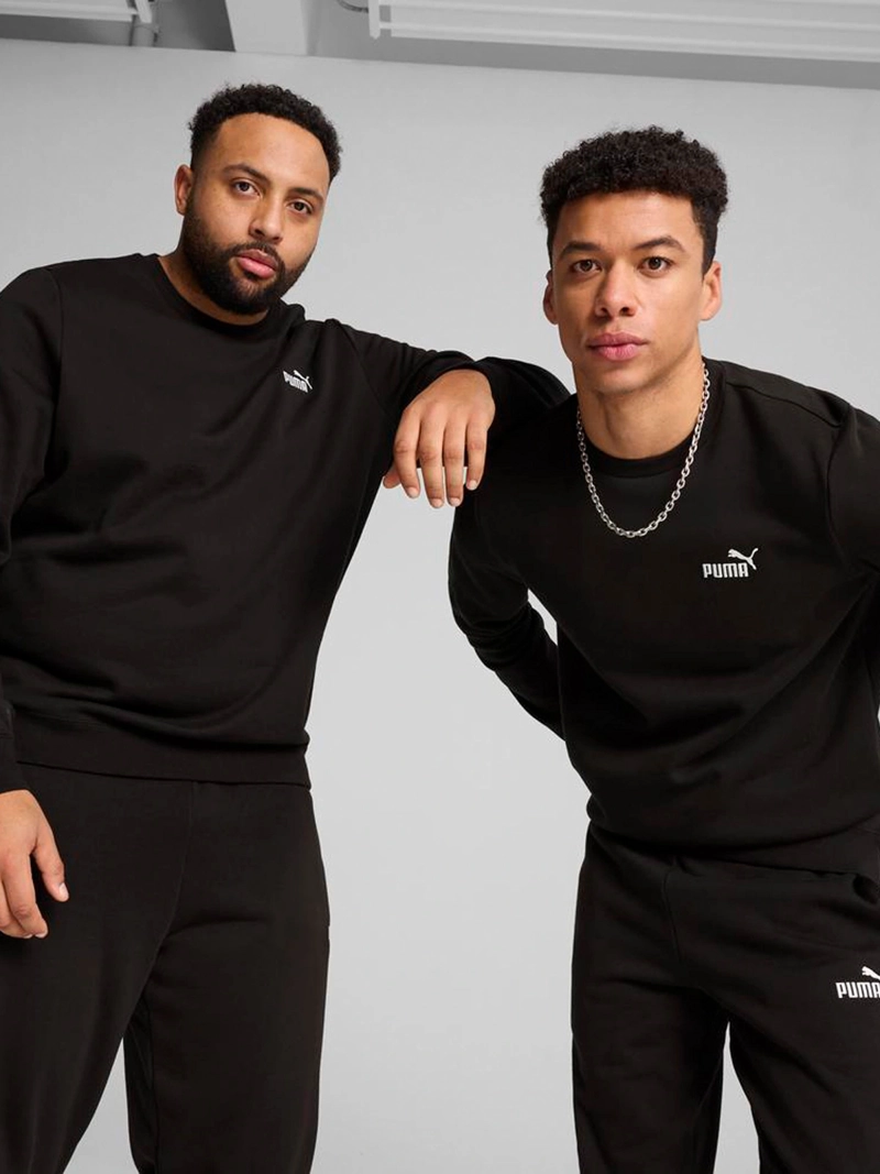 POLERÓN HOMBRE PUMA ESS SMALL NO. 1 LOGO CREW FL NEGRO - 1