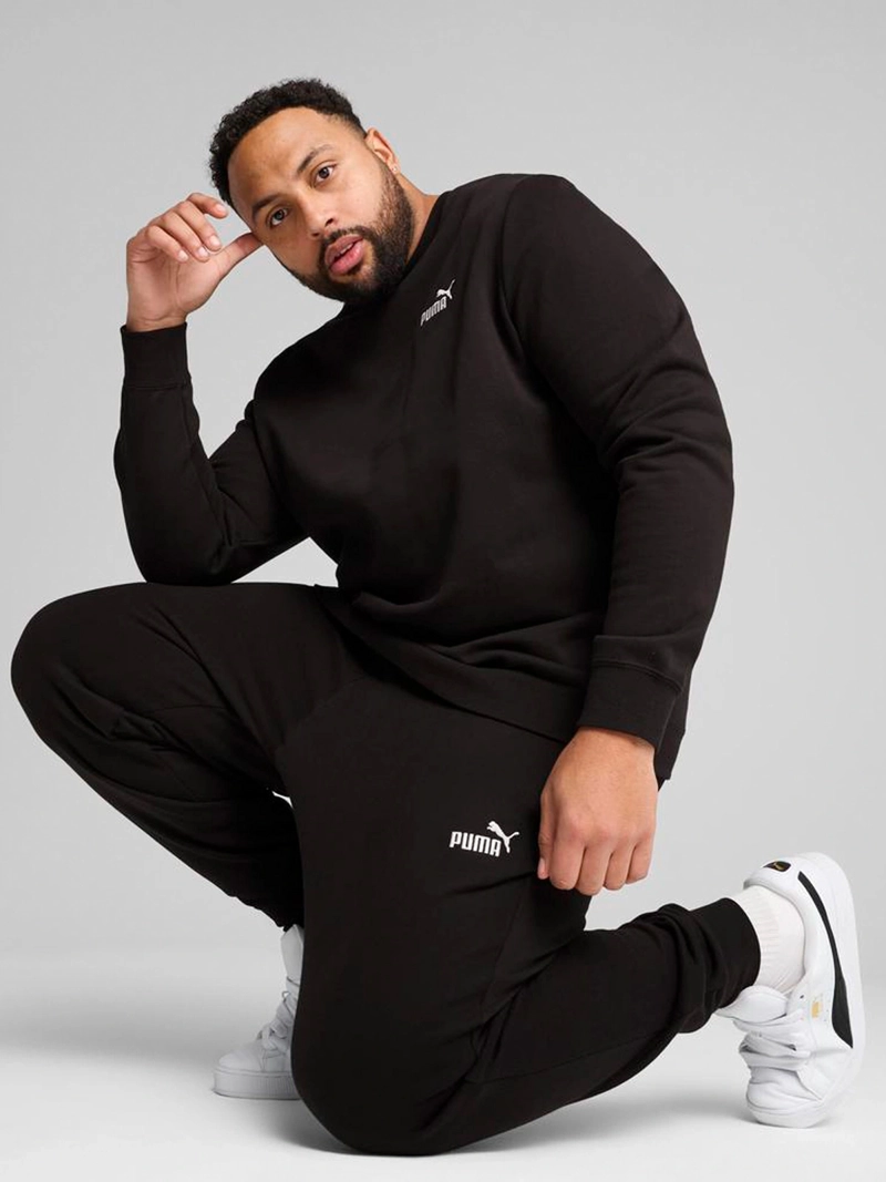 POLERÓN HOMBRE PUMA ESS SMALL NO. 1 LOGO CREW FL NEGRO - 2