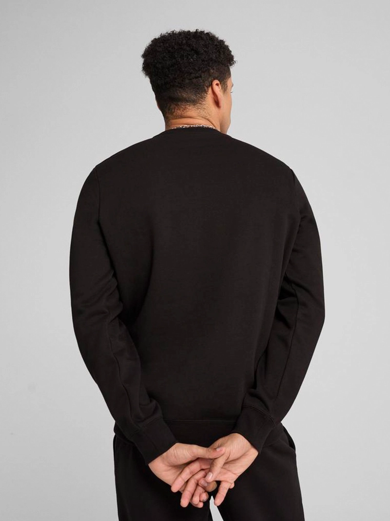 POLERÓN HOMBRE PUMA ESS SMALL NO. 1 LOGO CREW FL NEGRO - 3