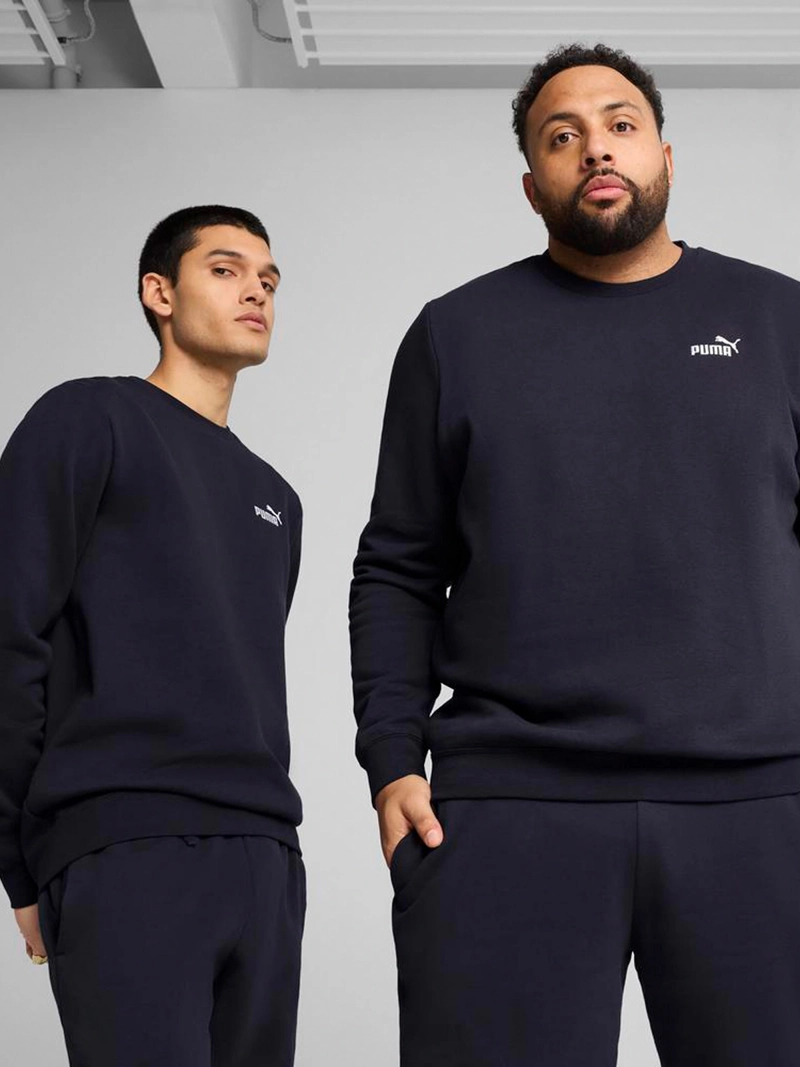 POLERÓN HOMBRE PUMA ESS SMALL NO. 1 LOGO CREW FL AZUL MARINO - 1