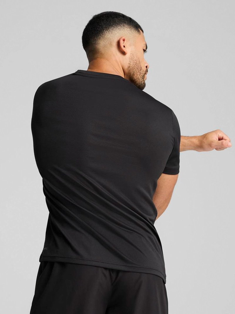 POLO DEPORTIVO MANGA CORTA HOMBRE PUMA M TAD ESSENTIALS TEXTURE POLY TEE NEGRO - 2