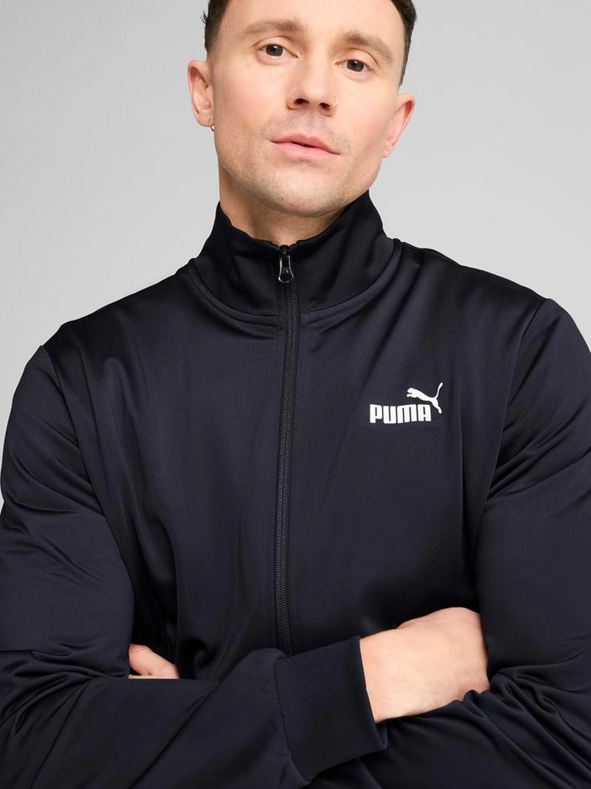BUZO CONJUNTO DEPORTIVO HOMBRE PUMA ESS POLY SUIT CL AZUL MARINO - 3