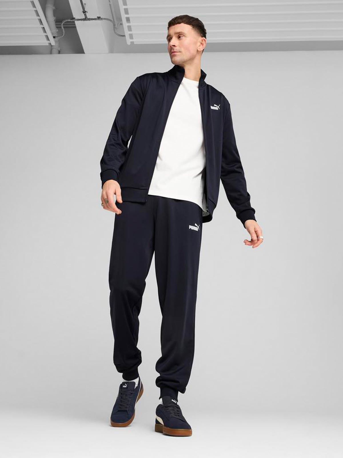 BUZO CONJUNTO DEPORTIVO HOMBRE PUMA ESS POLY SUIT CL AZUL MARINO - 5
