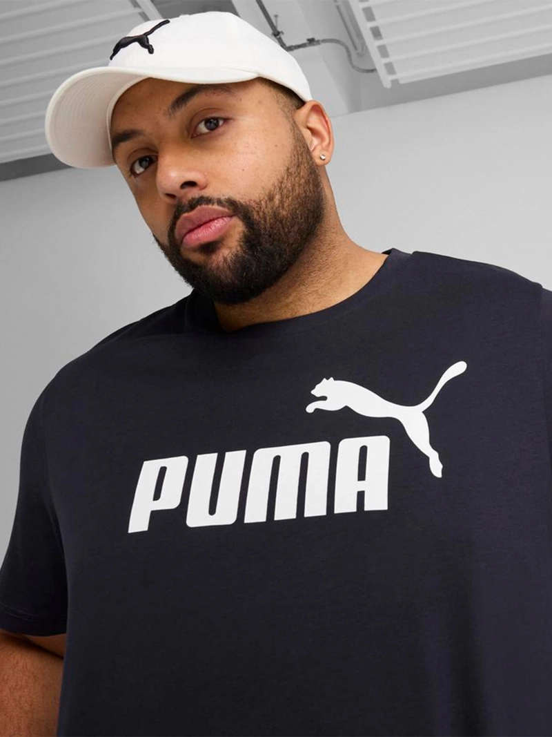 POLO DEPORTIVO HOMBRE PUMA ESSENTIALS AZUL MARINO - 4