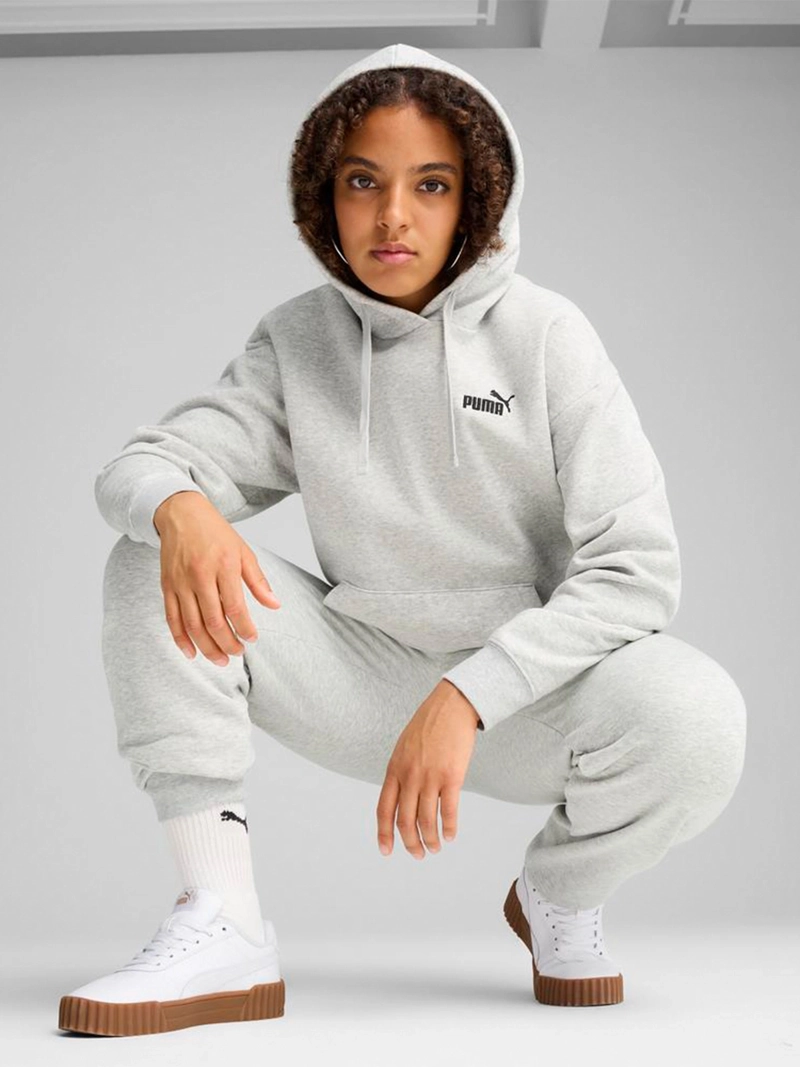 POLERÓN HOODIE MUJER PUMA SMALL LOGO NO.1 LOGO COMFORT - 3